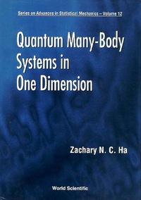 Cover image: Quantum Many-body Systems In One Dimension 1st edition 9789810222758