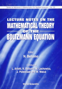 Cover image: MATHEMATICAL THEO OF THE BOLTZMANN (V33) 9789810221669