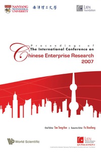 صورة الغلاف: Proceedings Of The International Conference On Chinese Enterprise Research 2007 9789812834713