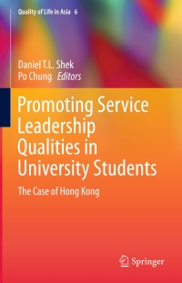 صورة الغلاف: Promoting Service Leadership Qualities in University Students 9789812875143