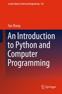 Omslagafbeelding: An Introduction to Python and Computer Programming 9789812876089