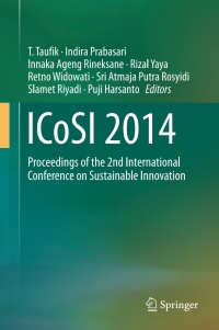 Imagen de portada: ICoSI 2014 9789812876607