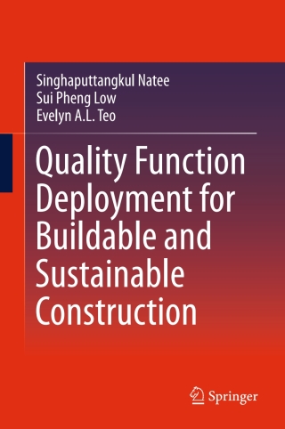 Imagen de portada: Quality Function Deployment for Buildable and Sustainable Construction 9789812878489