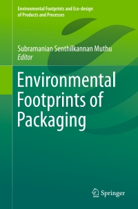 Omslagafbeelding: Environmental Footprints of Packaging 9789812879110