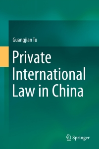 Imagen de portada: Private International Law in China 9789812879929