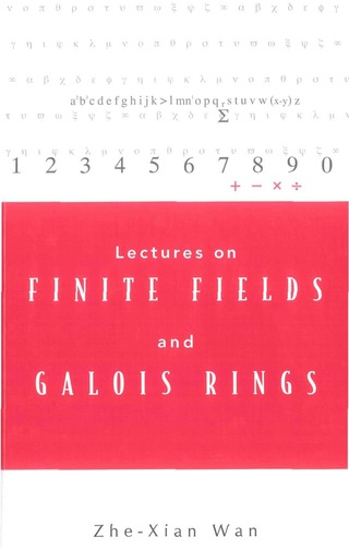 Imagen de portada: Lectures on Finite Fields and Galois Rings 9789812385703