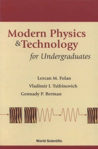 Cover image: MODERN PHYSICS & TECH FOR UNDERGRADUATES 9789810248833