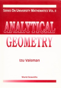 Cover image: ANALYTICAL GEOMETRY                 (V8) 9789812568571