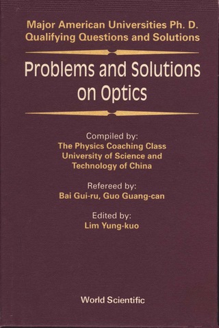 صورة الغلاف: Problems and Solutions on Optics 9789810204396