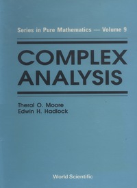 Cover image: COMPLEX ANALYSIS                    (V9) 9789810202477