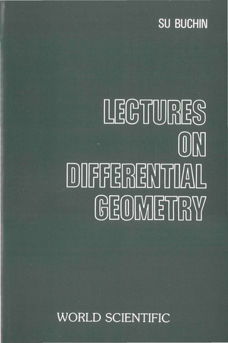 Omslagafbeelding: Lectures on Differential Geometry 9789971830045