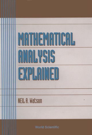Cover image: Mathematical Analysis Explained 9789810215910