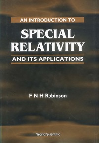Cover image: INTRO TO SPECIAL REALATIVITY & ITS... 9789810224998