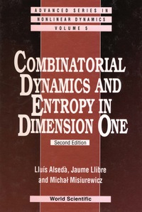 Imagen de portada: COMBINATORIAL DYNS & ENTROPY (2 ED) (V5) 2nd edition 9789810240530