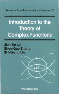 Titelbild: INTR TO THE THEORY OF COMPLEX FUNC.(V25) 9789812380470