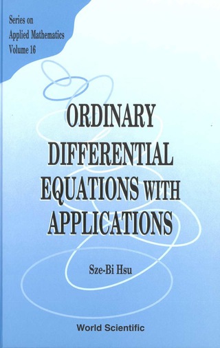 Imagen de portada: Ordinary Differential Equations with Applications 9789812563194