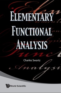 Cover image: ELEMENTARY FUNCTIONAL ANALYSIS 9789814273343