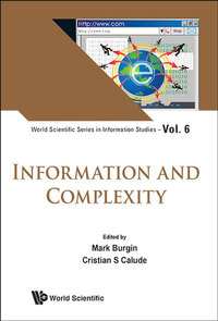 Titelbild: INFORMATION AND COMPLEXITY 9789813109025