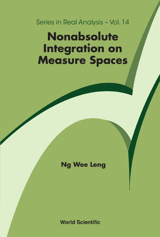 Cover image: Nonabsolute Integration on Measure Spaces 9789813221963