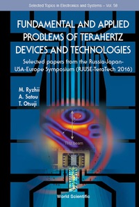 Cover image: FUNDAMENTAL & APPLIED PROBLEMS OF TERAHERTZ DEVICES & TECH 9789813223288