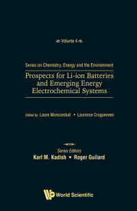 Imagen de portada: PROSPECTS LI-ION BATTERIES & EMERGING ENERGY ELECTROCHEM SYS 9789813228139
