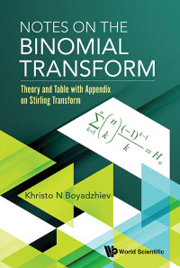 صورة الغلاف: NOTES ON THE BINOMIAL TRANSFORM 9789813234970