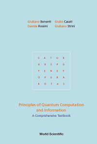 Imagen de portada: PRINCIPLES OF QUANTUM COMPUTATION AND INFORMATION 9789813237223