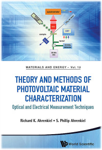 Titelbild: THEORY AND METHODS OF PHOTOVOLTAIC MATERIAL CHARACTERIZATION 9789813277090