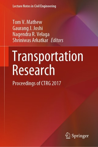 Imagen de portada: Transportation Research 9789813290419