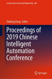 Cover image: Proceedings of 2019 Chinese Intelligent Automation Conference 9789813290495