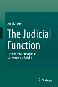 Omslagafbeelding: The Judicial Function 9789813291140