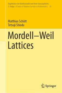 Immagine di copertina: Mordell–Weil Lattices 9789813293007