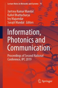 Immagine di copertina: Information, Photonics and Communication 9789813294523