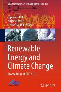 Imagen de portada: Renewable Energy and Climate Change 9789813295773
