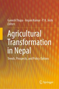 Cover image: Agricultural Transformation in Nepal 9789813296473