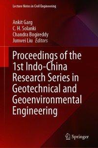 Cover image: Proceedings of the 1st Indo-China Research Series in Geotechnical and Geoenvironmental Engineering 9789813343238