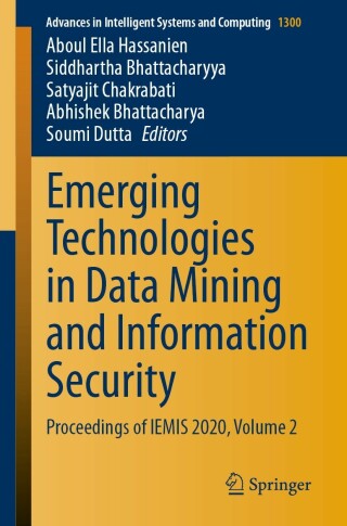 Titelbild: Emerging Technologies in Data Mining and Information Security 9789813343665