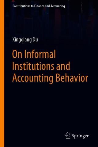 Immagine di copertina: On Informal Institutions and Accounting Behavior 9789813344617