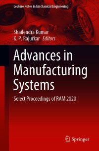 表紙画像: Advances in Manufacturing Systems 9789813344655