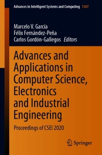 Cover image: Advances and Applications in Computer Science, Electronics and Industrial Engineering 9789813345645