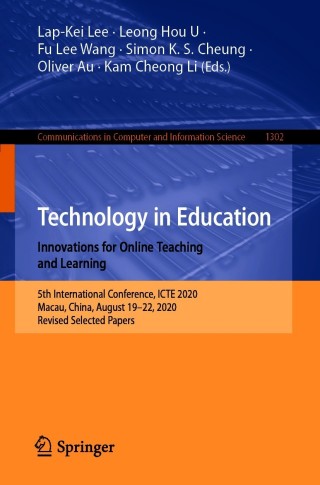 Cover image: Technology in Education. Innovations for Online Teaching and Learning 1st edition 9789813345935
