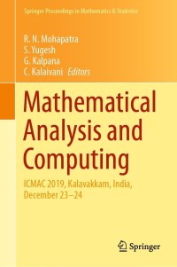 Cover image: Mathematical Analysis and Computing 9789813346451