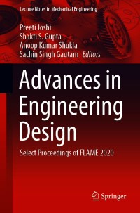 Cover image: Advances in Engineering Design 9789813346833