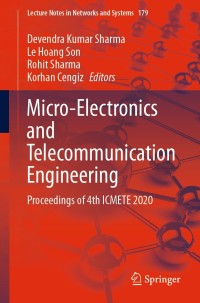 表紙画像: Micro-Electronics and Telecommunication Engineering 9789813346864