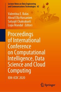 Immagine di copertina: Proceedings of International Conference on Computational Intelligence, Data Science and Cloud Computing 9789813349674