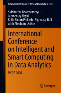 Omslagafbeelding: International Conference on Intelligent and Smart Computing in Data Analytics 9789813361751