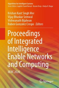 Immagine di copertina: Proceedings of Integrated Intelligence Enable Networks and Computing 9789813363069