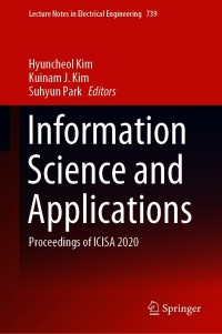 Imagen de portada: Information Science and Applications 9789813363847