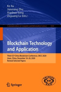 Titelbild: Blockchain Technology and Application 9789813364776