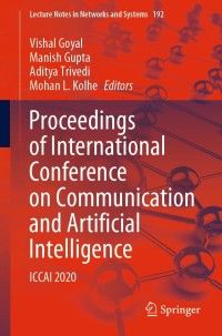 Imagen de portada: Proceedings of International Conference on Communication and Artificial Intelligence 9789813365452